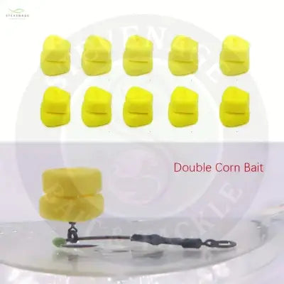 Double Corn 15pcs Premium Carp Fishing Bait - Durable Double Corn Kernel, Sinking Method Feeder for Balanced Rigs & Enhanced Catch Stevenage Bait and Tackle Ltd