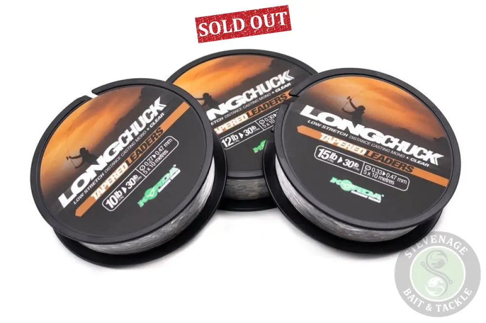 LongChuck Tapered Leaders 10-30lb/0.27-0.47mm 055 Lines & Hooklinks