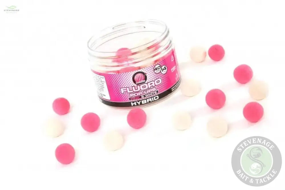 Mainline Baits - Fluro Pop Up Bright Pink & White Cell 14mm MAINLINE