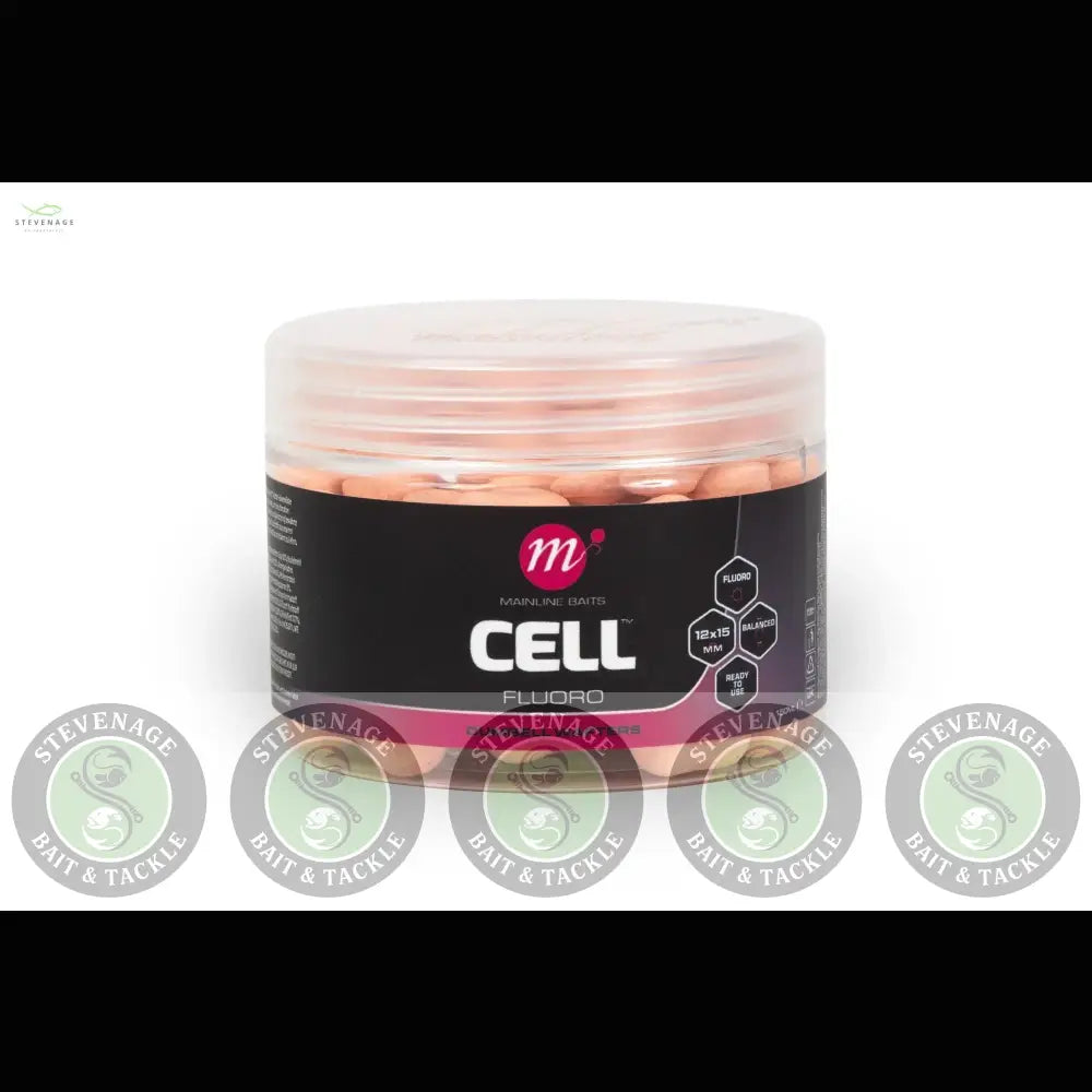 Mainline Carp - Cell Fluoro Dumbell Wafters 12x 15 MAINLINE