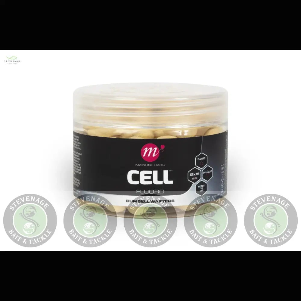Mainline Carp - Cell Fluoro Dumbell Wafters 12x 15 MAINLINE