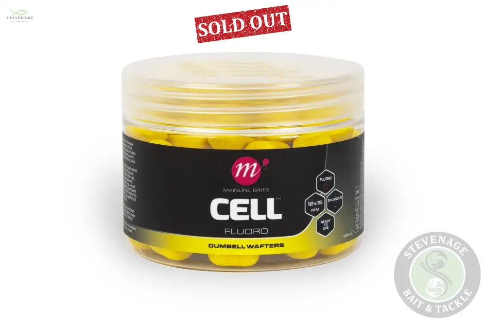 Mainline Carp - Cell Fluoro Dumbell Wafters 12x 15 MAINLINE