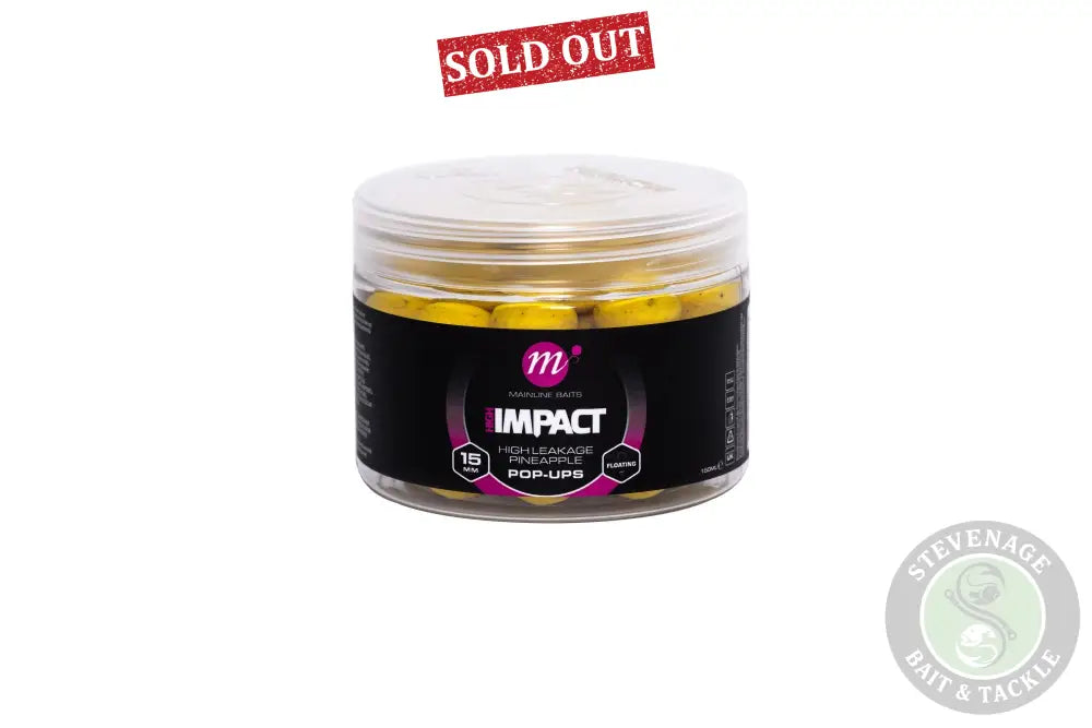 Mainline Carp - Hi Impact High Leakage Pineapple - 15mm Pop Up 150ml 240 Hookbaits
