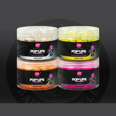 Mainline Carp -Hi Viz Bright Purple Fruit-T - 12mm Pop-Up 240 Hookbaits