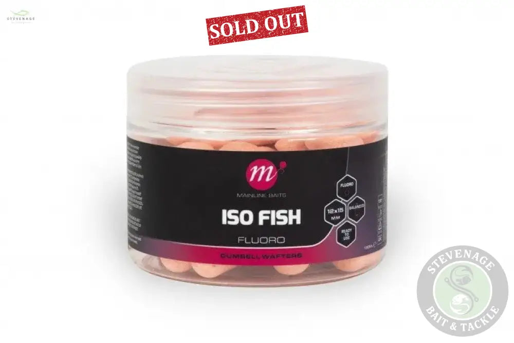 Mainline Carp - ISO Fish Fluoro Dumbell Wafters 12 x 15 MAINLINE
