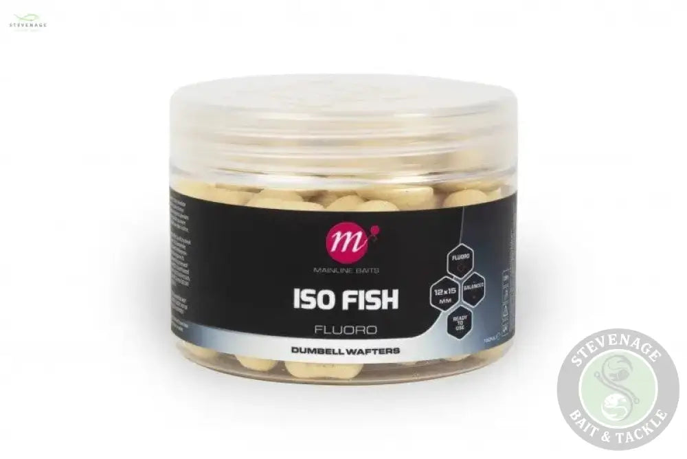 Mainline Carp - ISO Fish Fluoro Dumbell Wafters 12 x 15 MAINLINE