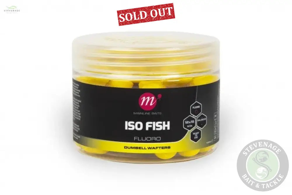 Mainline Carp - ISO Fish Fluoro Dumbell Wafters 12 x 15 MAINLINE