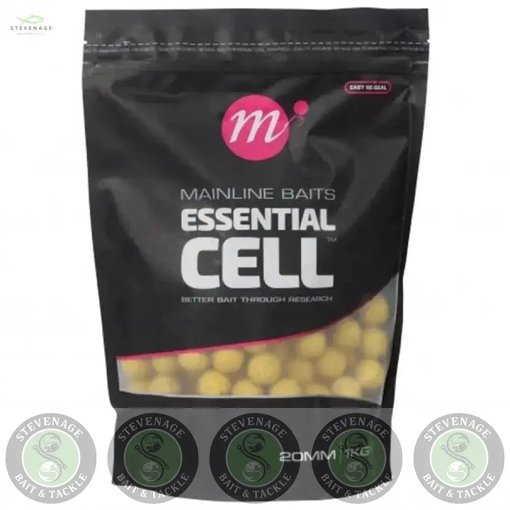 Mainline Essential Cell Shelf Life Fishing Boilies 1KG MAINLINE