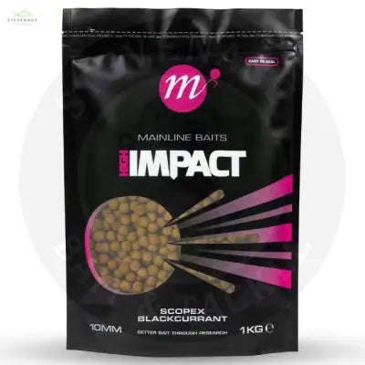 Mainline - Hi Impact Shelf Life Scopex Blackcurrant - 10mm - 1kg MAINLINE