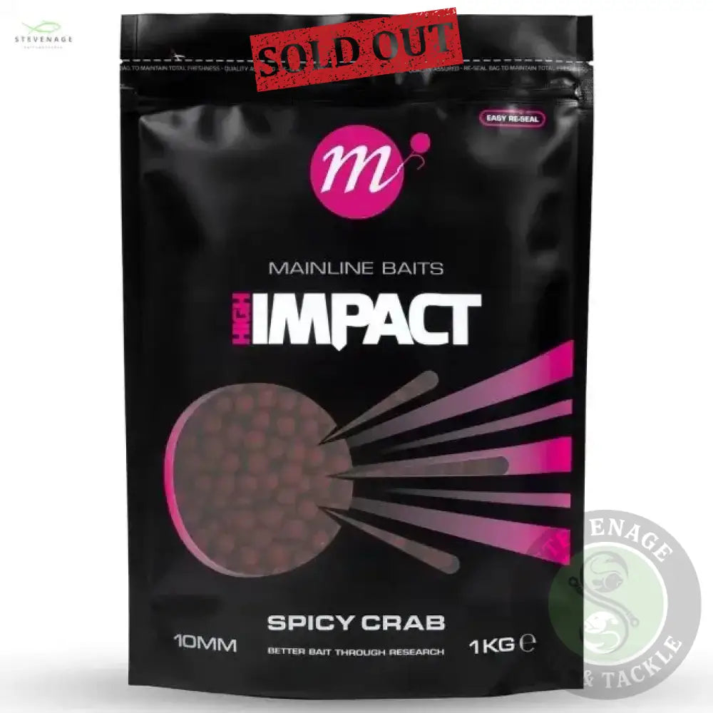 Mainline - Hi Impact Shelf Life Spicy Crab - 10mm - 1kg MAINLINE