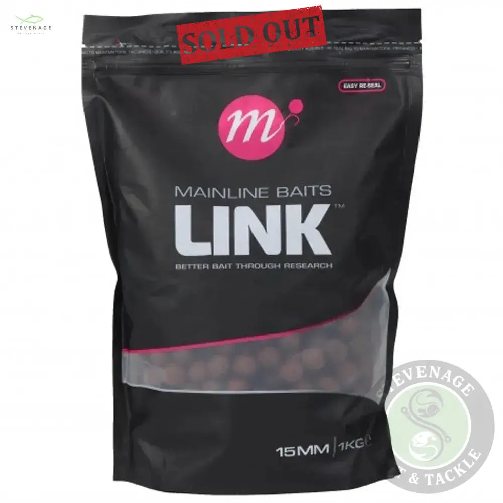 Mainline Link Shelf Life Fishing Boilies 1KG MAINLINE