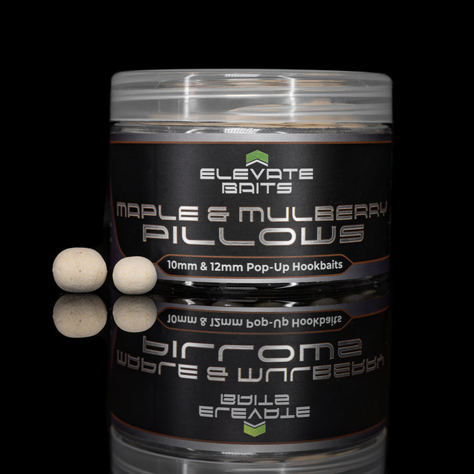 Elevate Baits - Maple & Mulberry Pillows – 10mm & 12mm Pop-Up Hookbaits