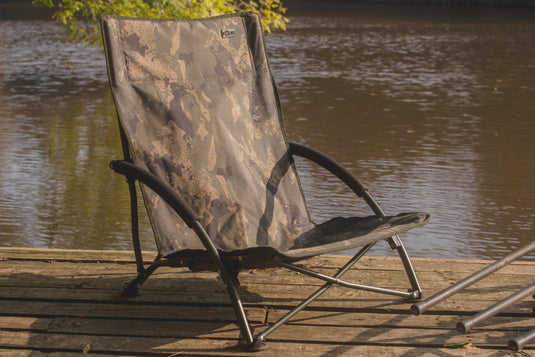 SOLAR TACKLE UNDERCOVER CAMO FOLDABLE EASY CHAIR - LOW