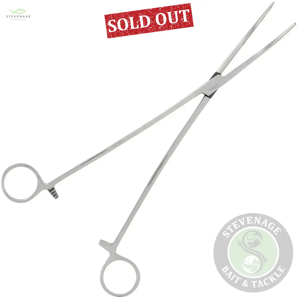 NGT 10" Forceps - Stainless Steel Curved NGT