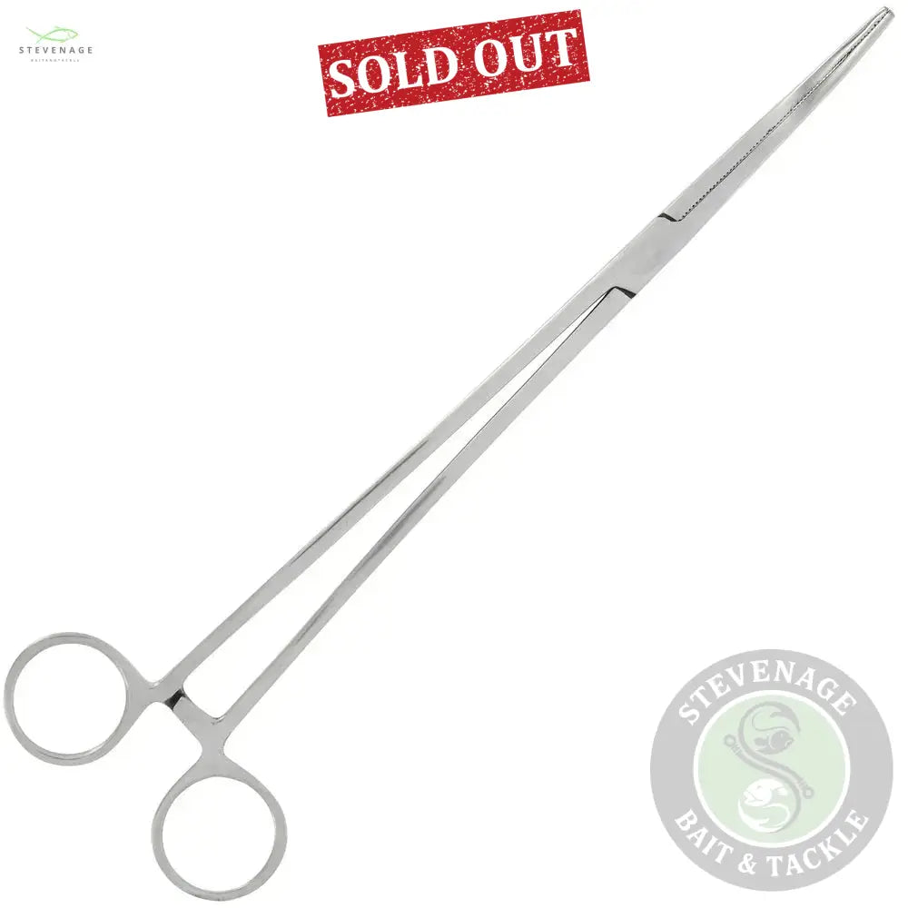 NGT 10" Forceps - Stainless Steel Curved NGT