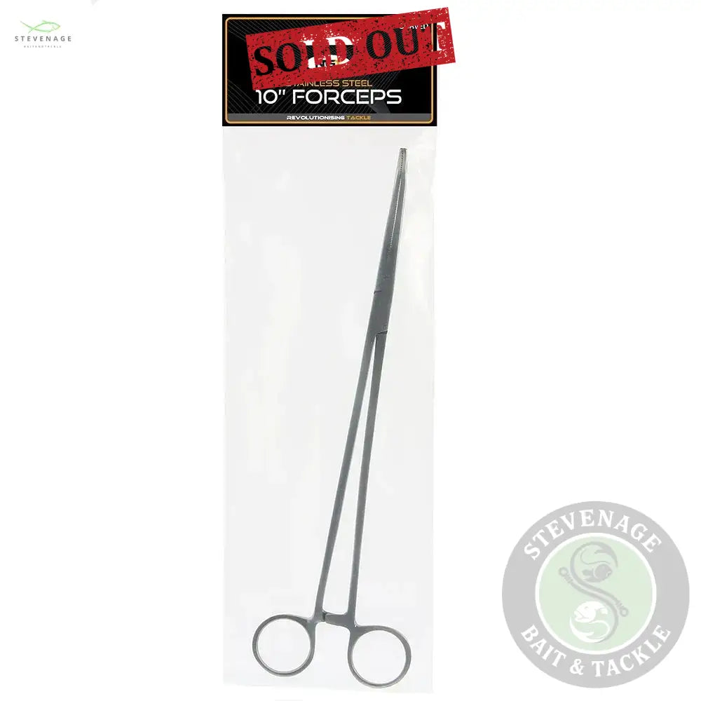 NGT 10" Forceps - Stainless Steel Curved NGT