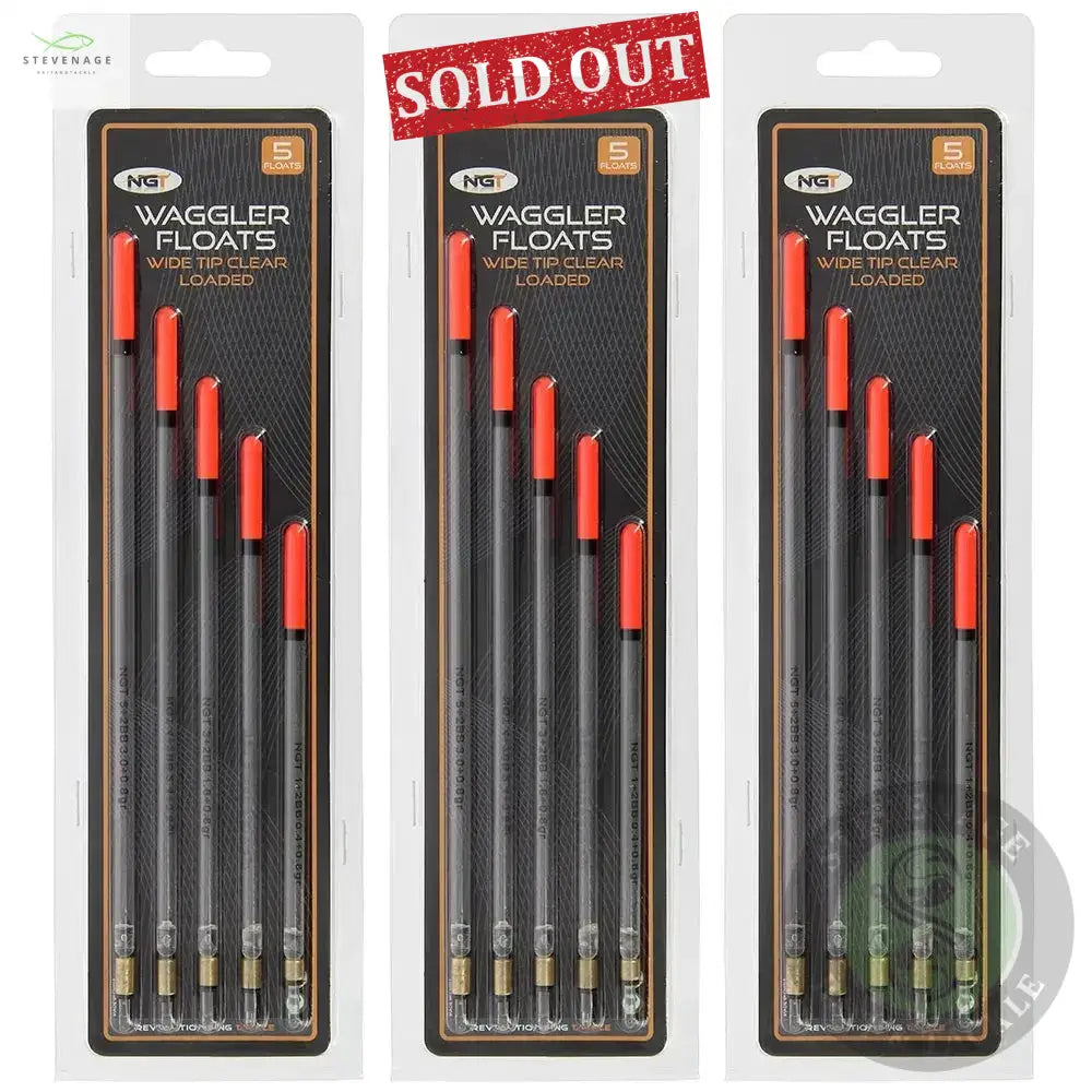 NGT 5 Pack Loaded Waggler Floats NGT