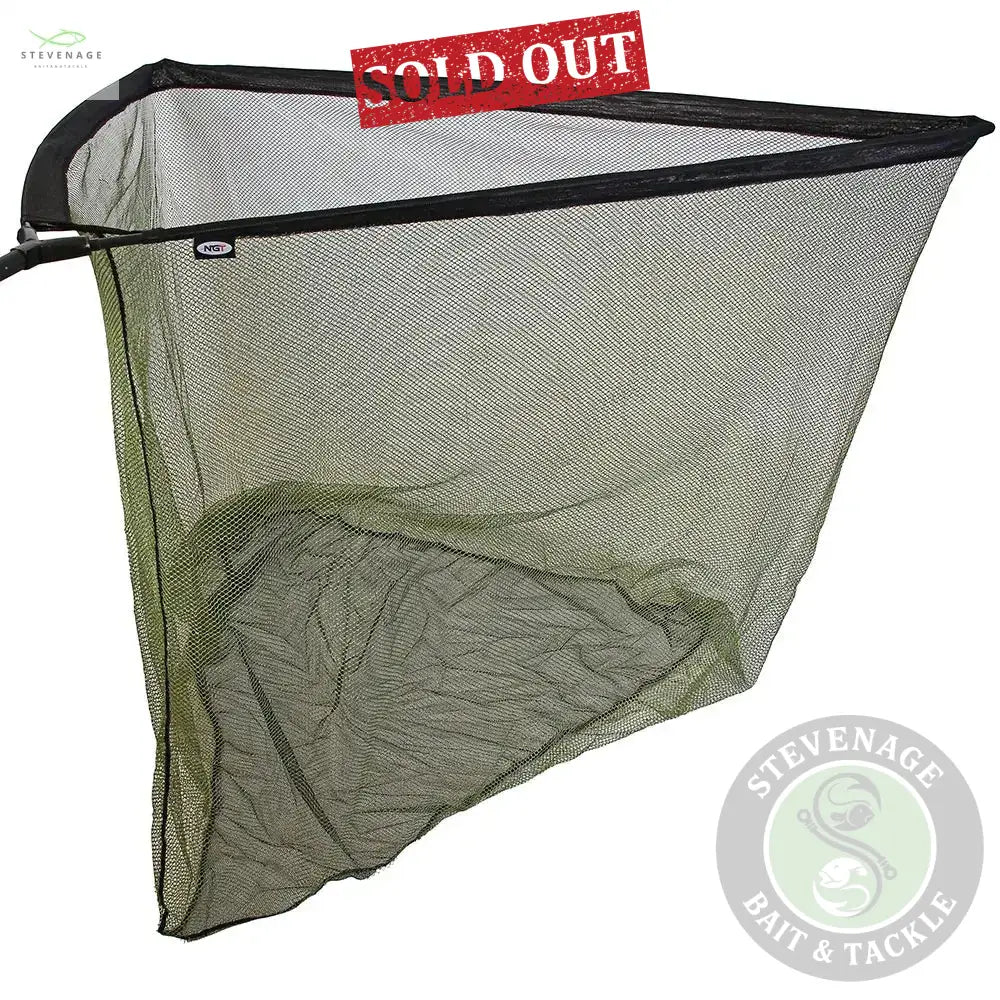 NGT 50" Specimen Net - Two-Tone Mesh with Metal 'V' Block and Stink Bag NGT