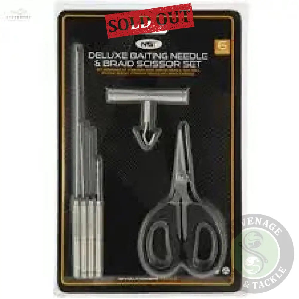 NGT 6pc Stainless Tool Set - 4 Needles, Braid Scissors and Knot Puller NGT