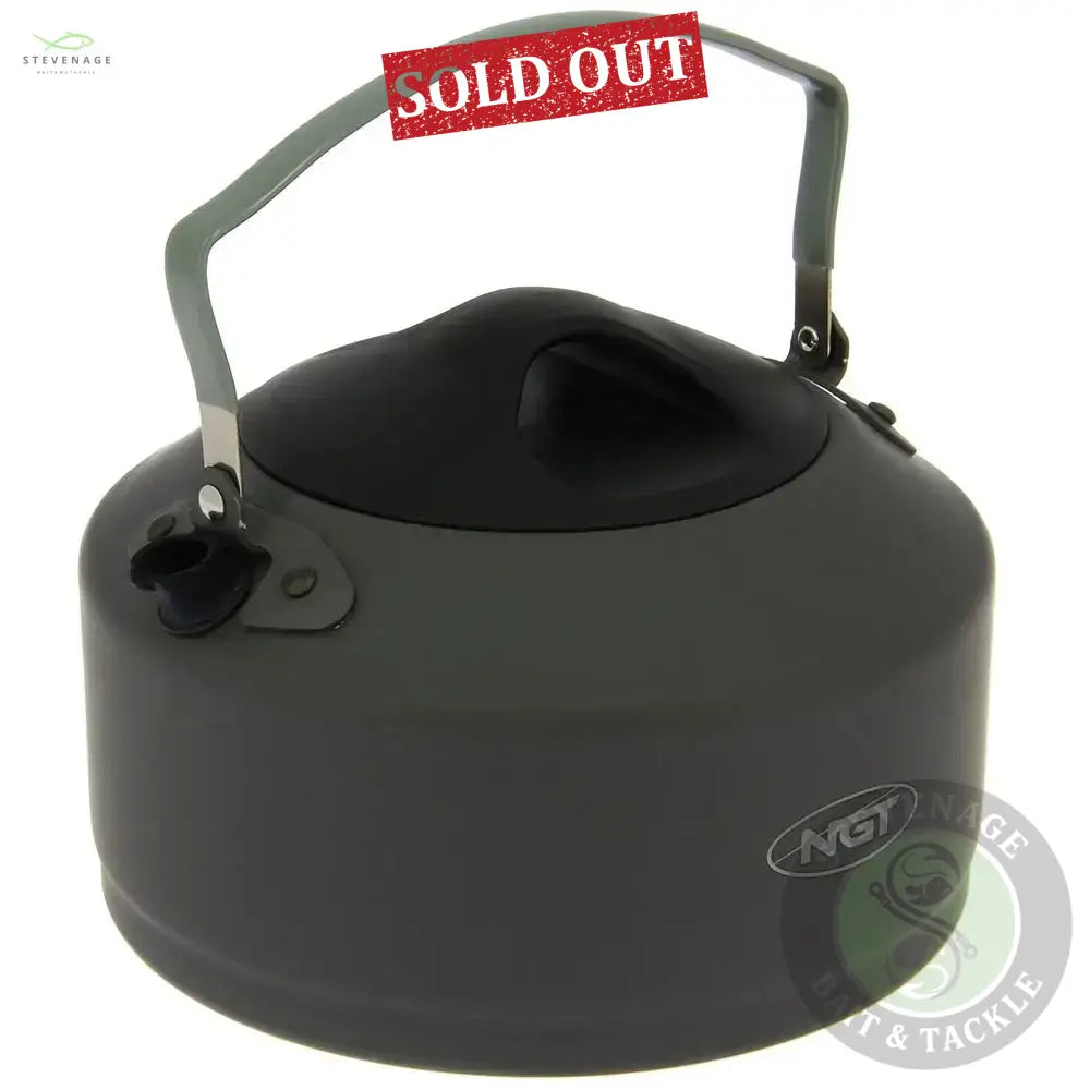 NGT Aluminium Outdoor Kettle - 1.1 litre Gun Metal NGT