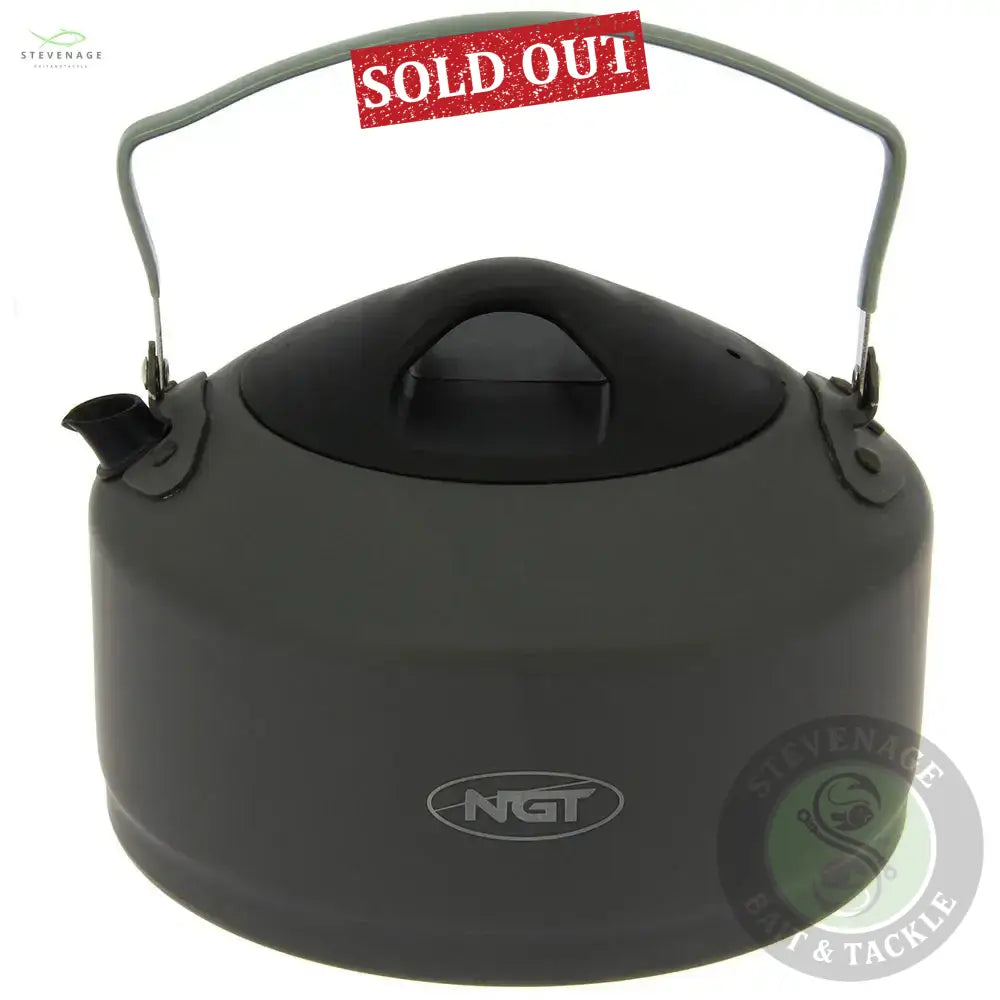 NGT Aluminium Outdoor Kettle - 1.1 litre Gun Metal NGT