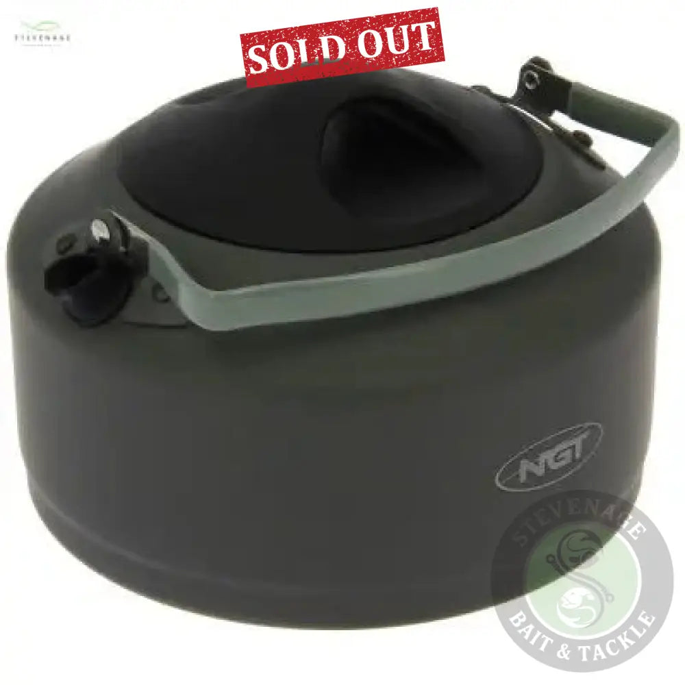 NGT Aluminium Outdoor Kettle - 1.1 litre Gun Metal NGT