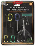 NGT Baiting Needle And Braid Scissor Set NGT
