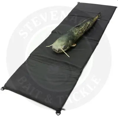 Ngt deluxe catfish unhooking mat in dark green and black with textured surface and 135cm folding design
