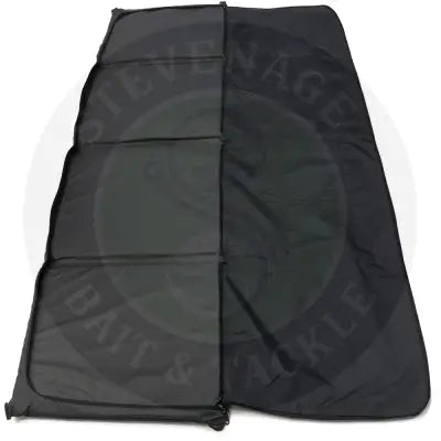 Black ngt deluxe catfish unhooking mat with durable fabric and reinforced stitching in 135cm folding design