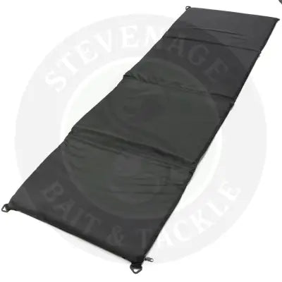 Black ngt deluxe catfish unhooking mat with 135cm folding design made of durable fabric and reinforced stitching