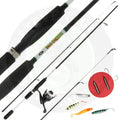 NGT Drop Shot Combo - 7ft 2pc Rod Reel and Accessory Set (Carbon) NGT