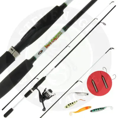 NGT Drop Shot Combo - 7ft 2pc Rod Reel and Accessory Set (Carbon) NGT