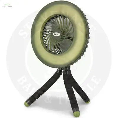 NGT Dynamic Fan - USB Rechargable 3600mAh Fan with Light and Powerbank NGT