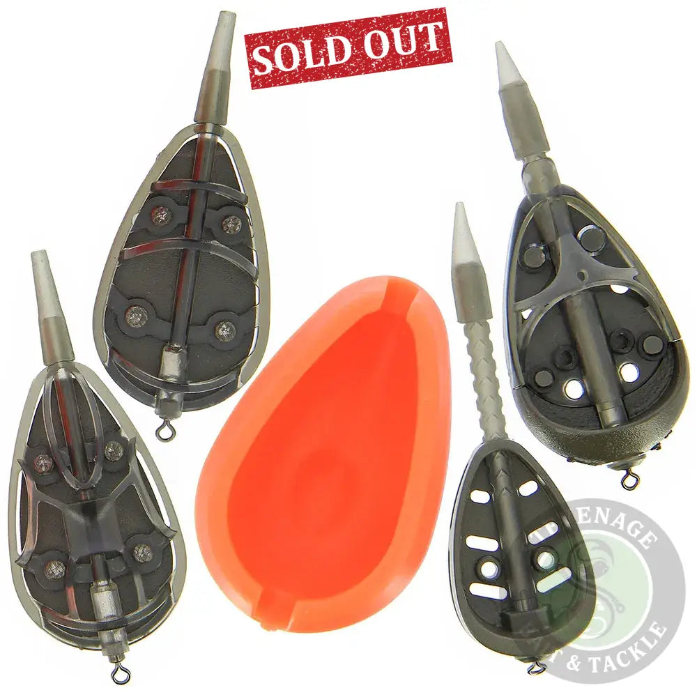 NGT Dynamic Method Feeder Set - 4 Deluxe 25g Feeders with Mould NGT