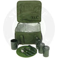 NGT Food and Brew Kit Bag - Insulated Bag with Cutlery Mug Pots and Plate NGT