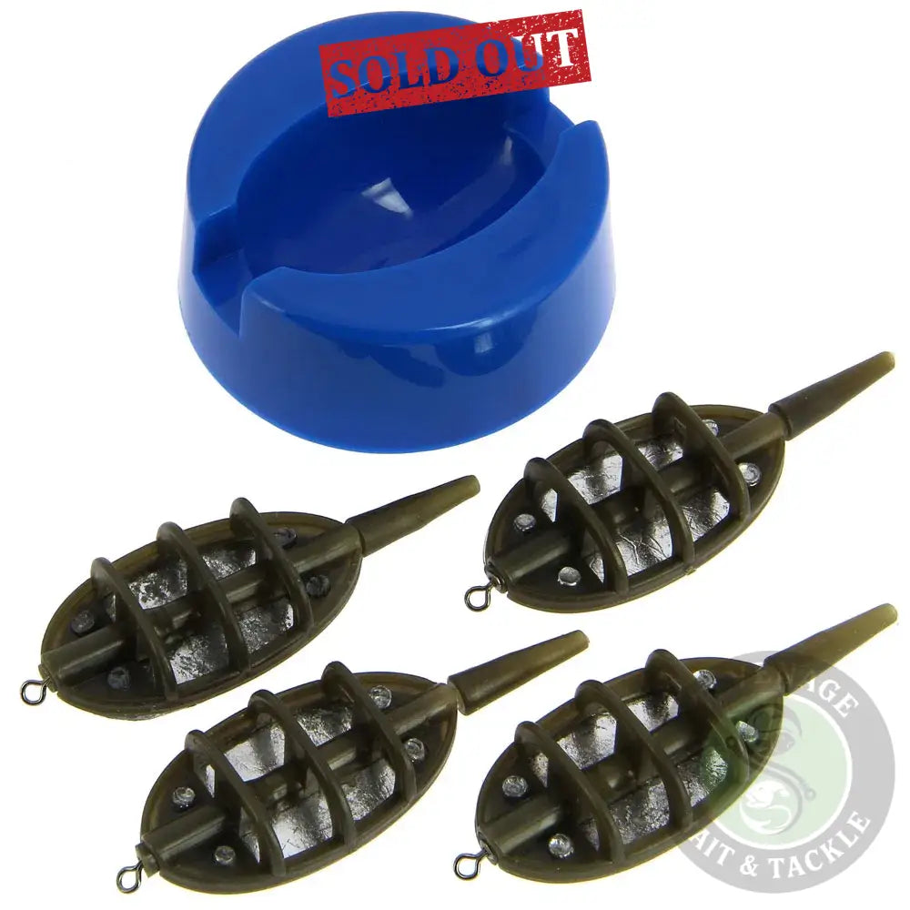 NGT Method Feeder Set - 4 Inline Feeders and Mould NGT
