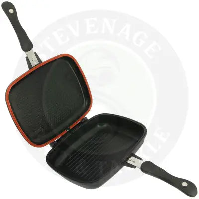 NGT Outdoor Double Grill Pan - Non Stick Die Cast Aluminium NGT
