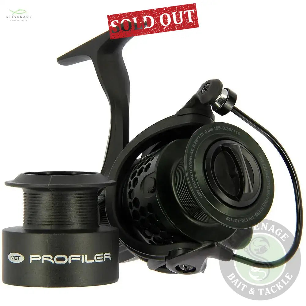 NGT Profiler 40 -5+1BB Lightweight Front Drag Reel with Spare Spool NGT
