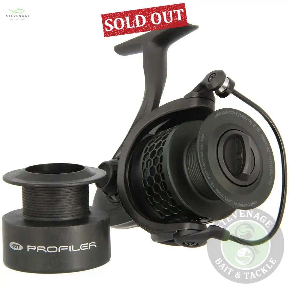 NGT Profiler 60 -5+1BB Lightweight Front Drag Reel with Spare Spool NGT