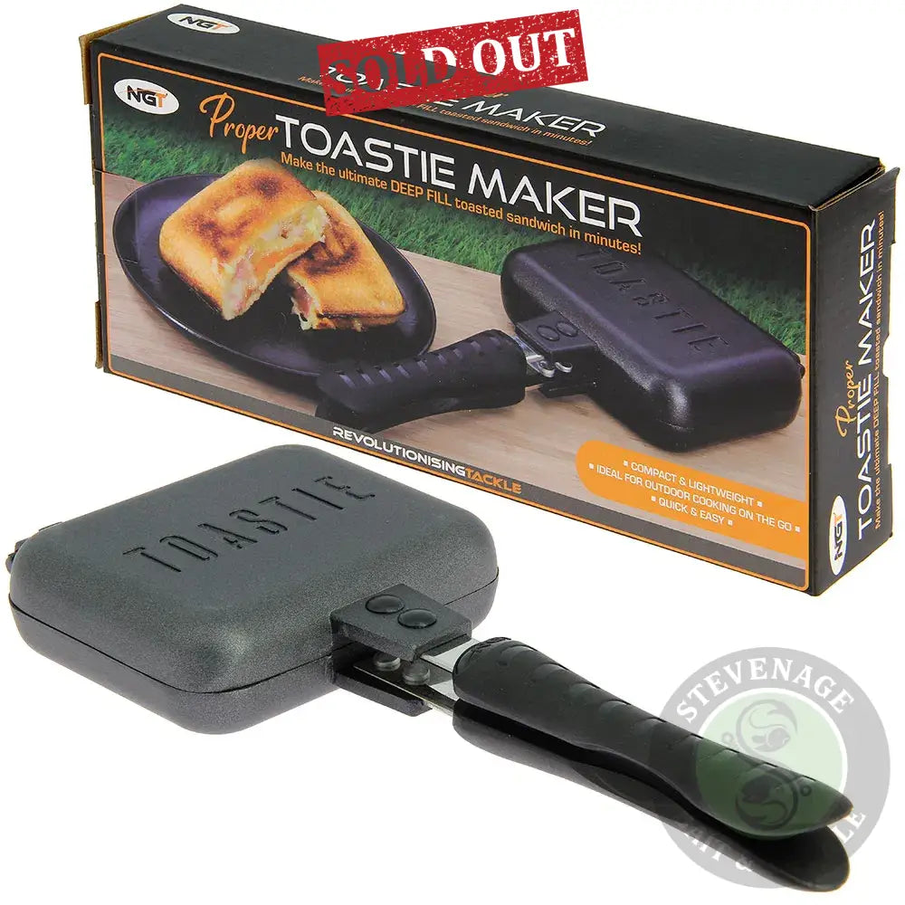 NGT ’Proper Toaster’ - Non-stick Deep Fill Bank Side Toastie Maker NGT