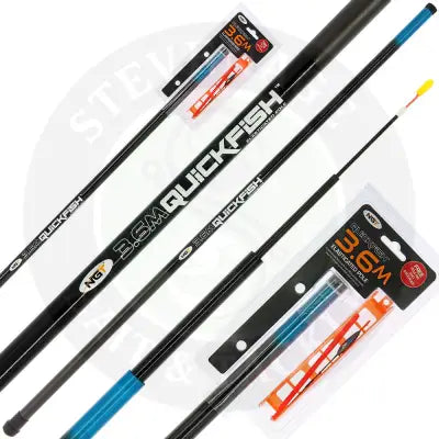 NGT Quickfish Combo - 3.6m Elasticated Pole with Rig & Disgorger 005 Poles