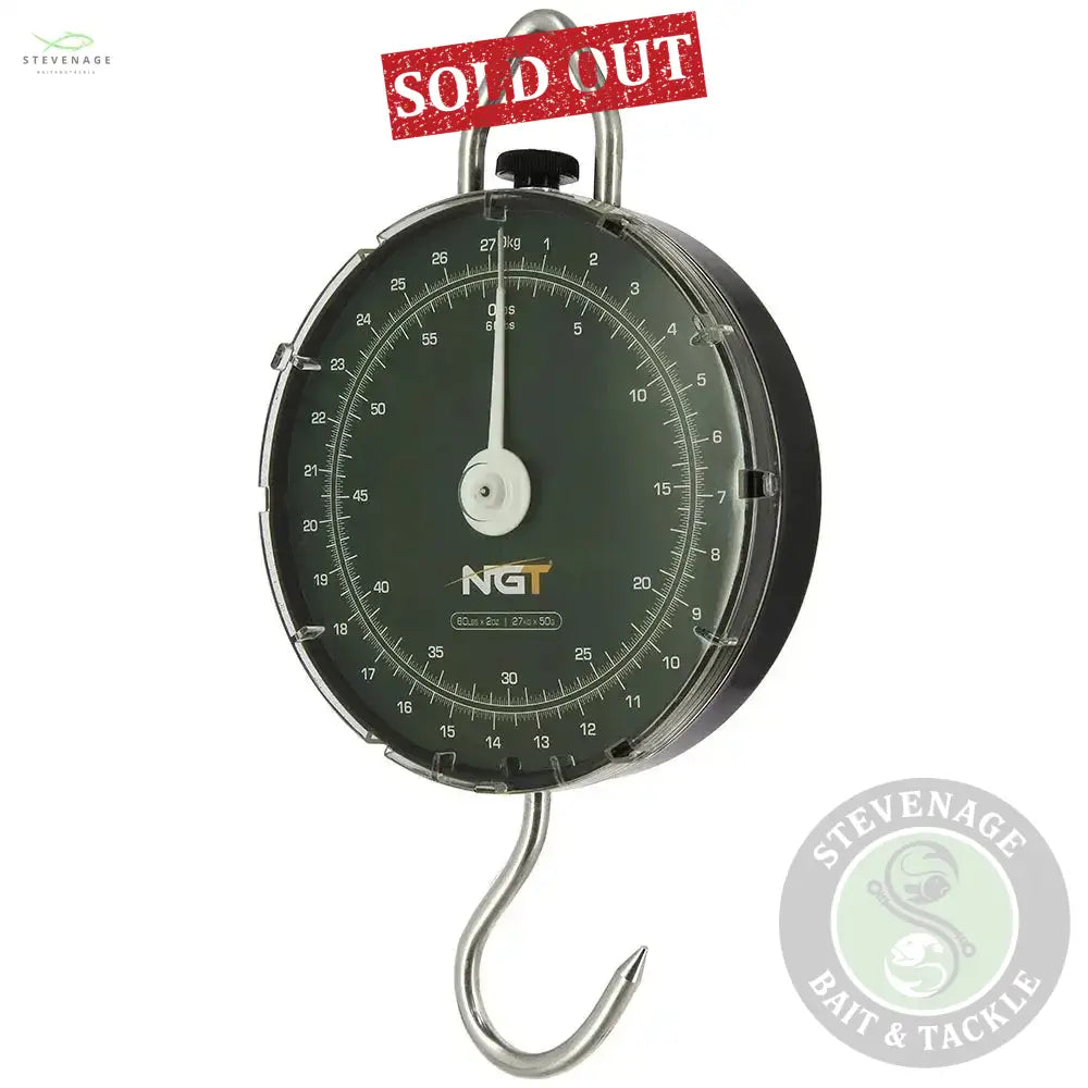 NGT Specimen Scales - 27kg / 60lb Round Spring Scales NGT
