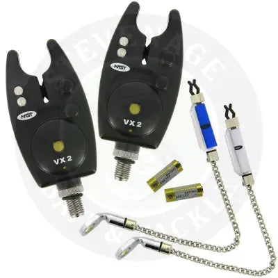 NGT VX2 Set - Twin VX2 Alarm and Indicator Set with Batteries NGT