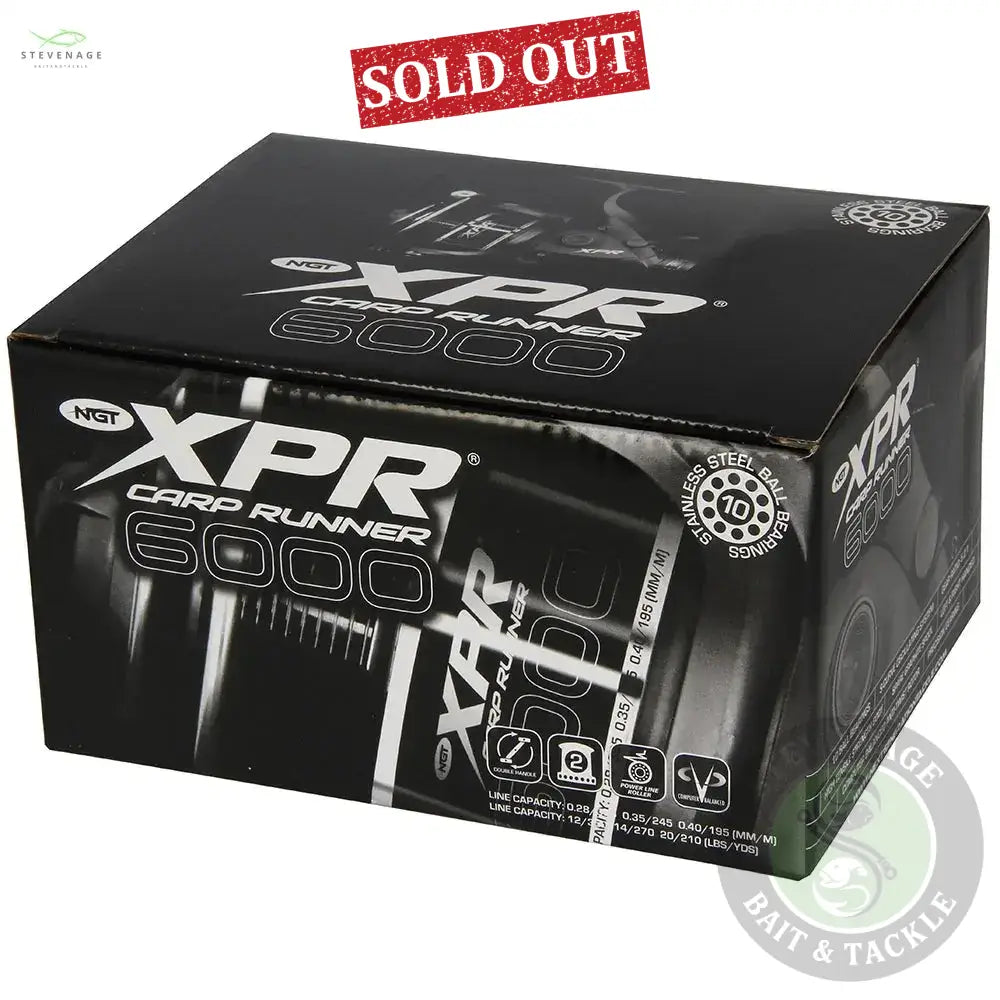NGT XPR 6000 - 10BB Carp Runner Reel with Spare Spool NGT