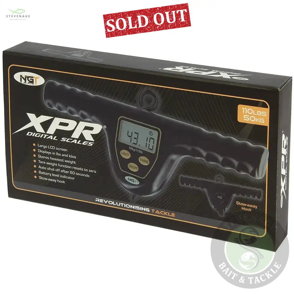 NGT XPR Scales - Digital 110lb / 50kg Scales with Tape Measure NGT