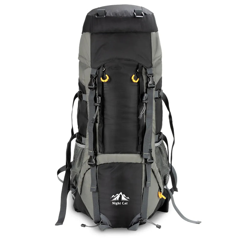 Load image into Gallery viewer, 70L Night Cat Hiking Backpack with Internal Frame
