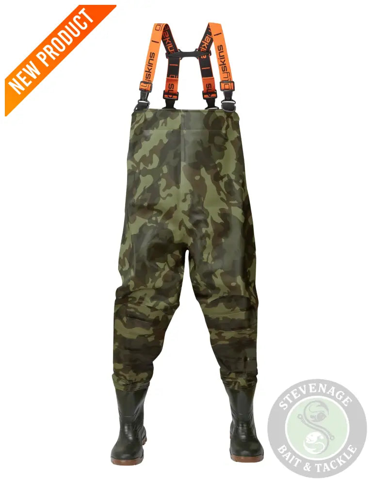 Ollyskins 2755 XT700 CAMO PVC Carp Angling Chest Wader - 11 - Ollyskins