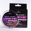 GARDNER TACKLE - KINETIC OUTREACH SHOCK LEADER 50lb 50m 0.26mm BLACK