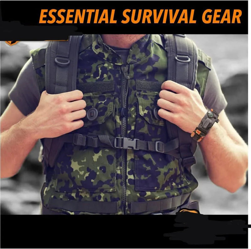 Load image into Gallery viewer, Parachute Cord Survival Bracelet
