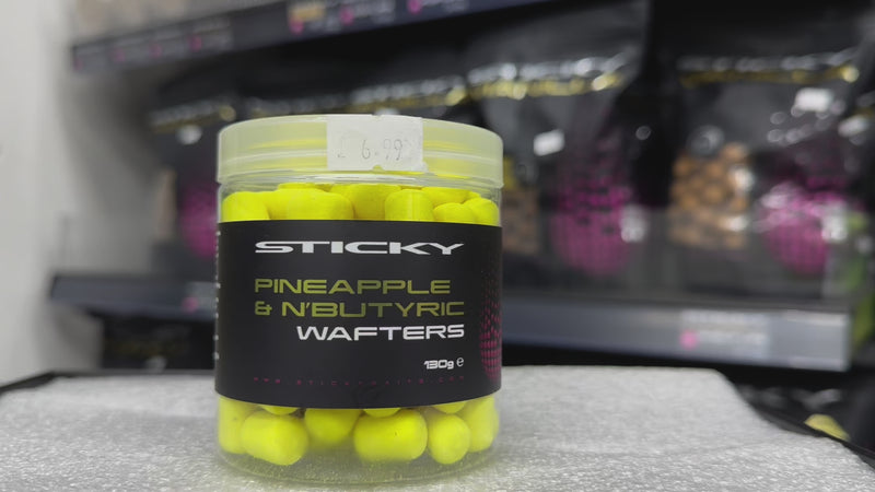 Load and play video in Gallery viewer, Sticky Baits -PINEAPPLE &amp; N&#39;BUTYRIC WAFTERS
